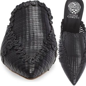 WHITE Vince Camuto pointed toe mule NIB